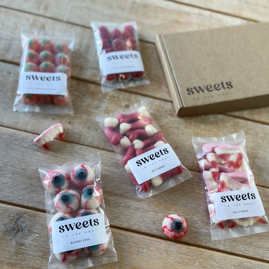 Hand Stamped Trick or Treat Personalised Gift Box