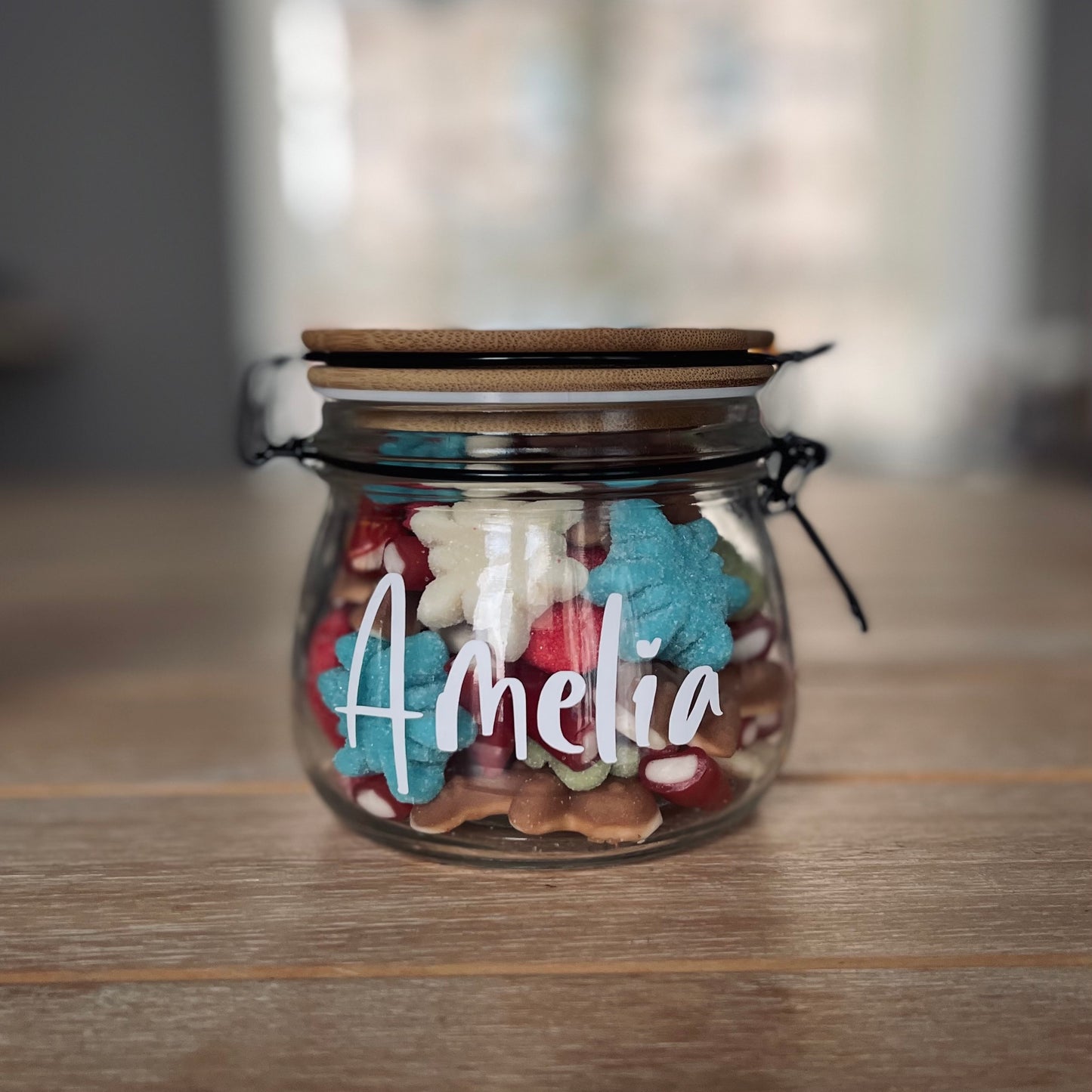 Personalised Christmas Mix Sweet Jar