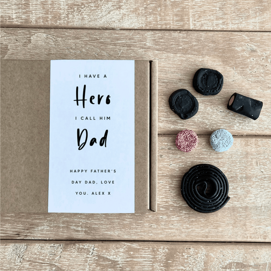 I Have a Hero, I Call Him Dad Letterbox Gift Box