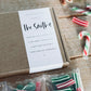 Sending Christmas Wishes Personalised Letterbox Sweets Gift Box